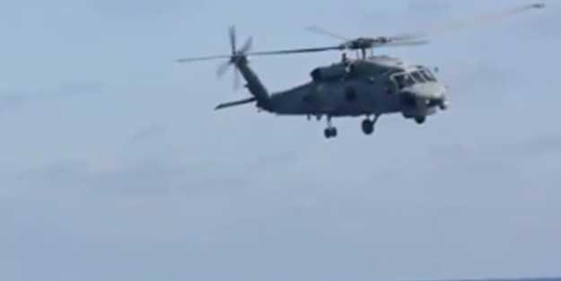 Libya açıklarında nefes kesen görüntüler
