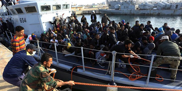 Libya açıklarında operasyon! Avrupa’ya geçecekken yakalandılar