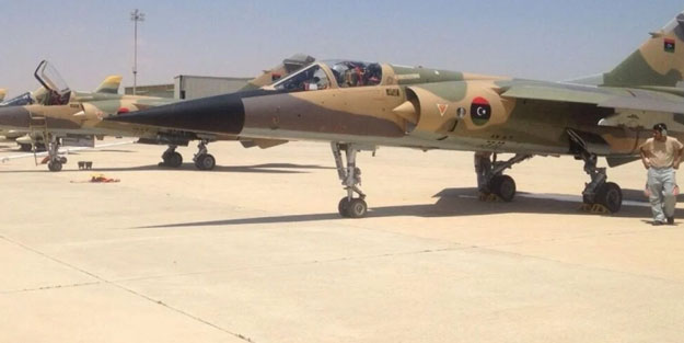 Libya ordusu Hafter milislerine 5 hava harekatı düzenledi