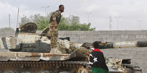 Libya ordusu ilerliyor! Öfke Volkanı Operasyonu ile yerle bir oldular