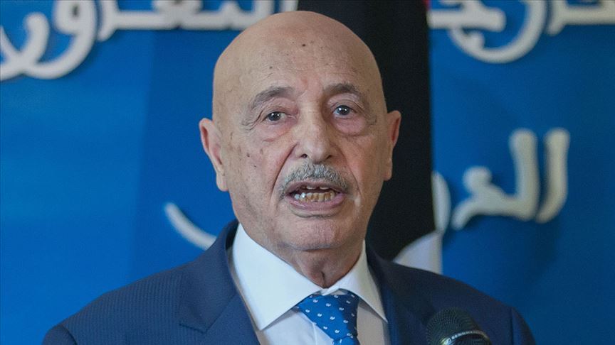 Libya'da Hafter yanlısı Temsilciler Meclisi Başkanı, doğudaki isyancı güçlerin komutanlarıyla görüştü