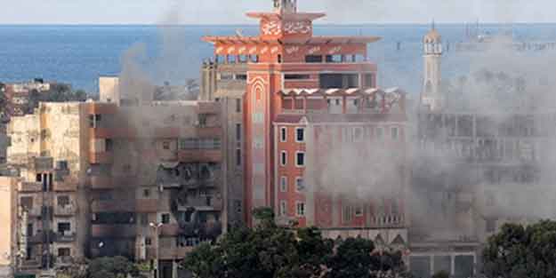 Libya'da hava saldırısı! Ölüler var