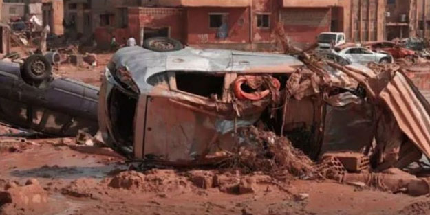Libya'daki felaketin görüntüleri ortaya çıktı