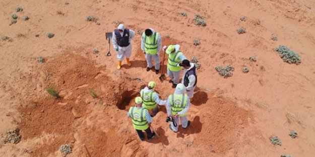 Libya'daki toplu mezardan cesetler çıkmaya devam ediyor