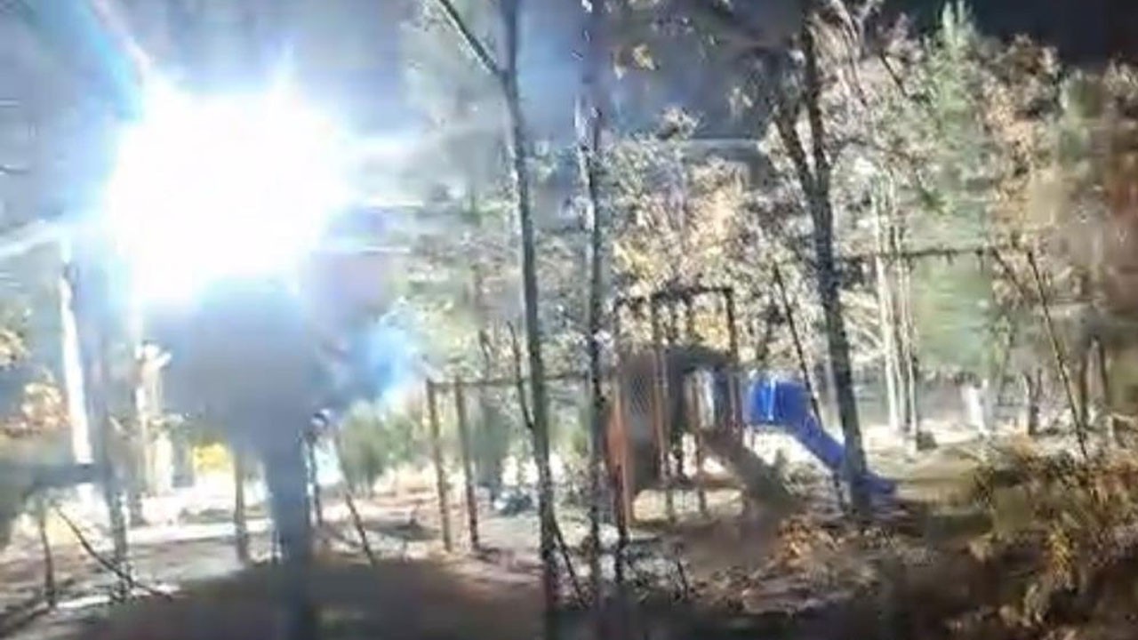 Lice’de korkutan patlama! Elektrik hattı alev aldı