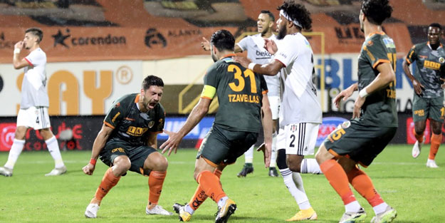 Lider Alanyaspor durdurulamıyor! Beşiktaş'a diz çöktürdü