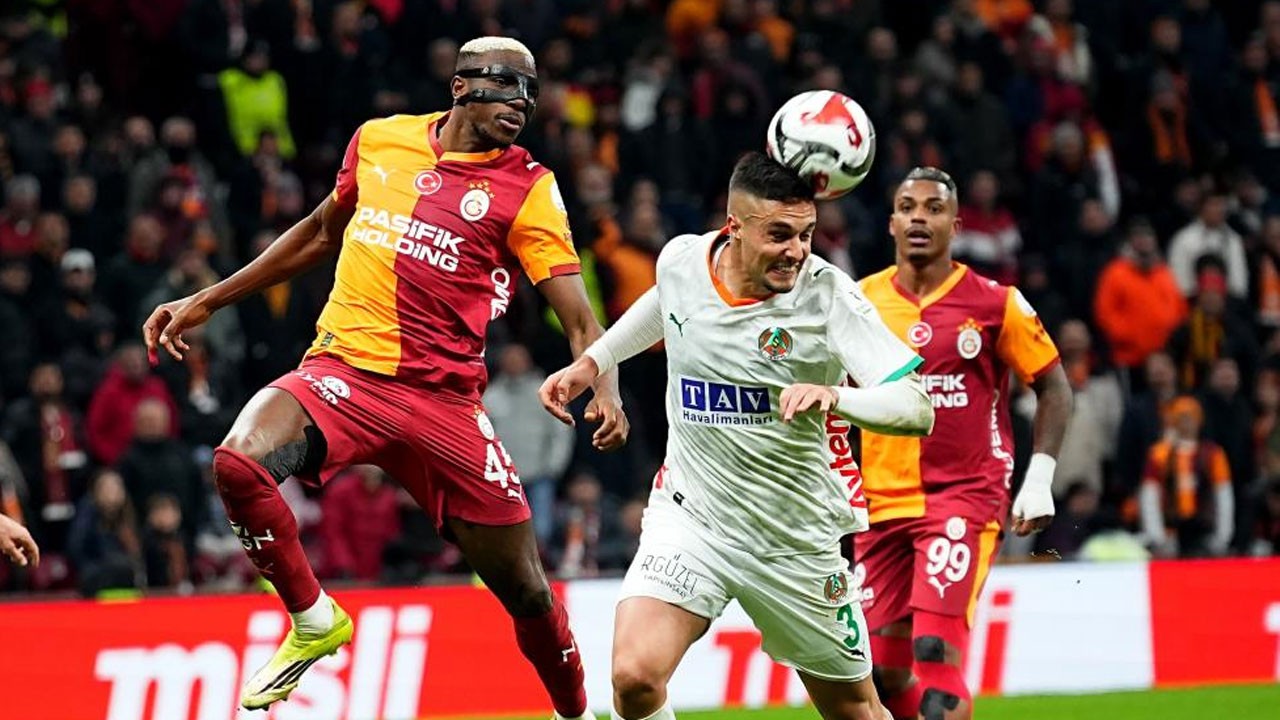 Lider Galatasaray kupada Alanyaspor deplasmanında
