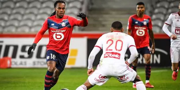 Lider Lille 6 hafta sonra puan kaybetti