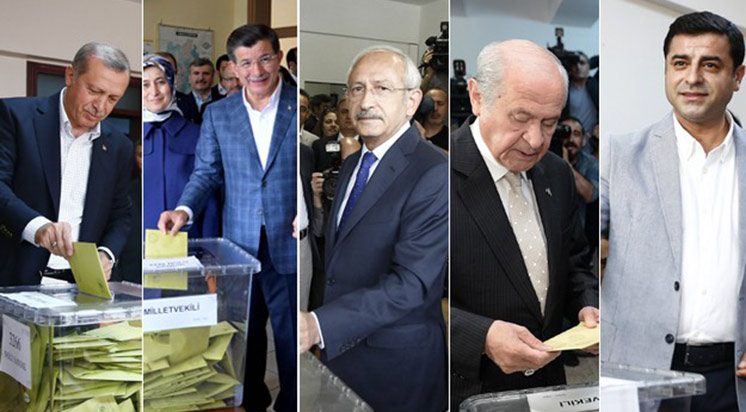 Liderler böyle oy kullandı