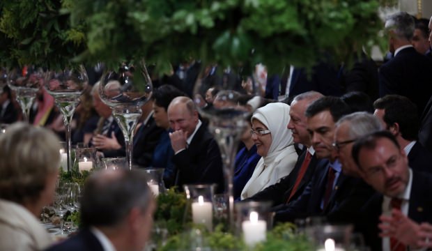 Liderler yemekte buluştu... Erdoğan'dan dikkat çeken talep