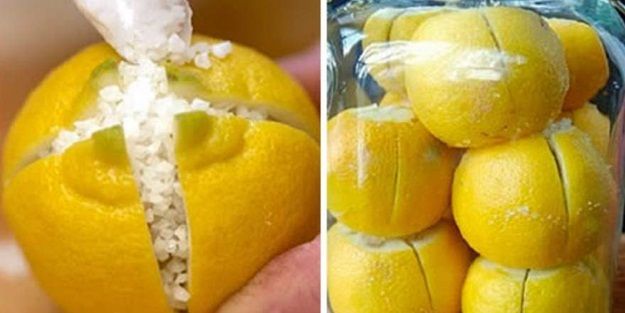 Limona tuz doldurup evin bir köşesine koyarsanız...
