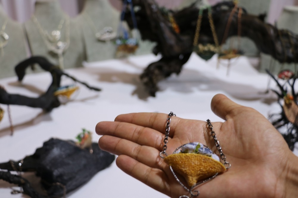 Limonları sanat eserine dönüştürdü 