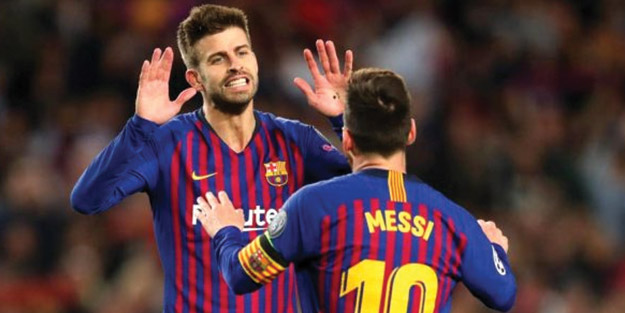 Lionel Messi, antrenmanda Pique ile tartıştı