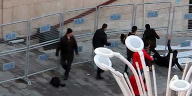 Lise öğrencisine tekme tokat dayak