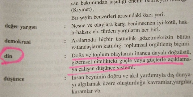 Liselerde okutulan sosyoloji kitabında skandal 'din' tarifi!