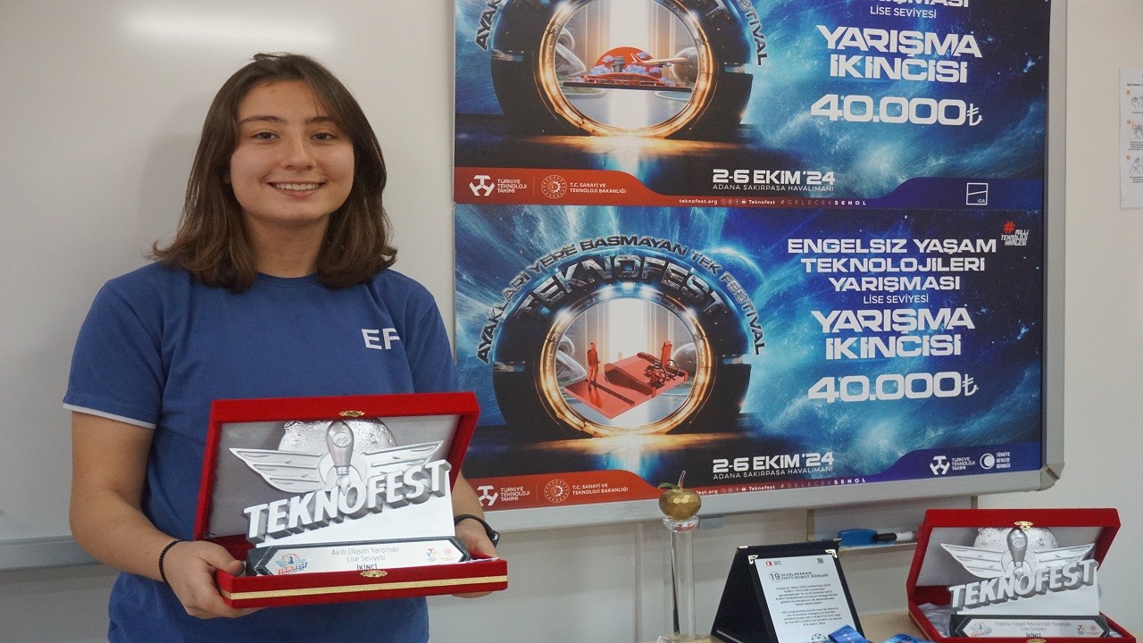 Liseli Bilge'den büyük başarı! Babasının sağlık sorunu için yazılım geliştirdi