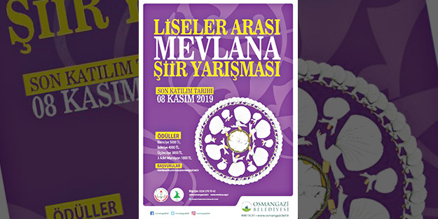 Liseli gençler Mevlana sevgisini dizelerle anlatacak