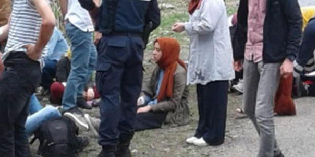 Liselilerin gezisi faciayla bitti! 10 yaralı var