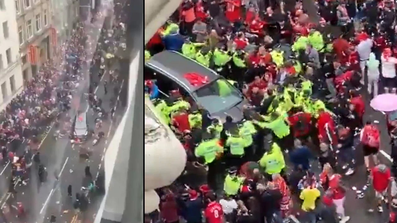 Liverpool’un şampiyonluk kutlamasında kan aktı! Araç kalabalığa daldı, önüne geleni ezdi