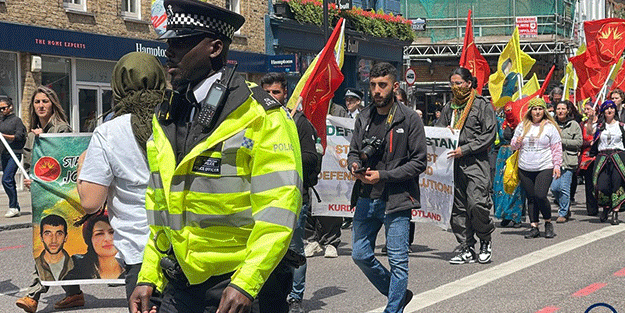 Londra polisinden PKK yandaşlarına skandal destek!