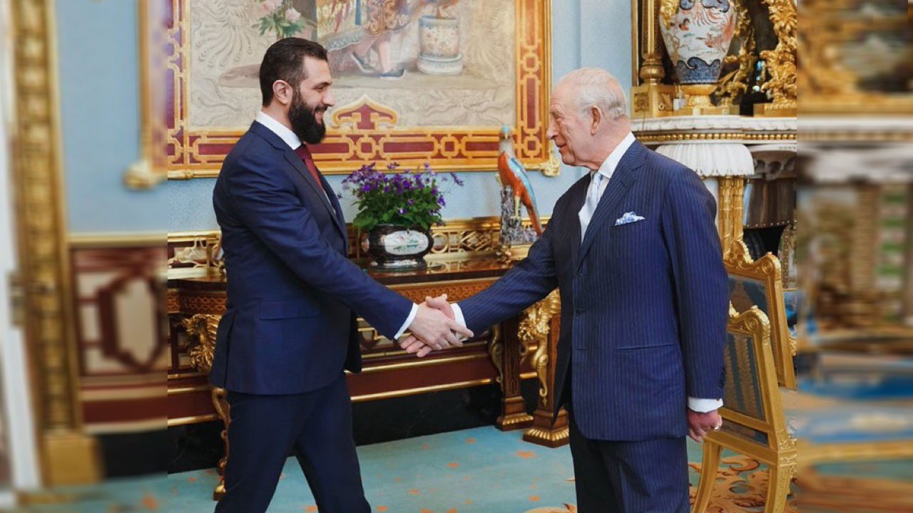 Londra’da kritik temas! Ahmed eş-Şara ile Kral Charles görüştü