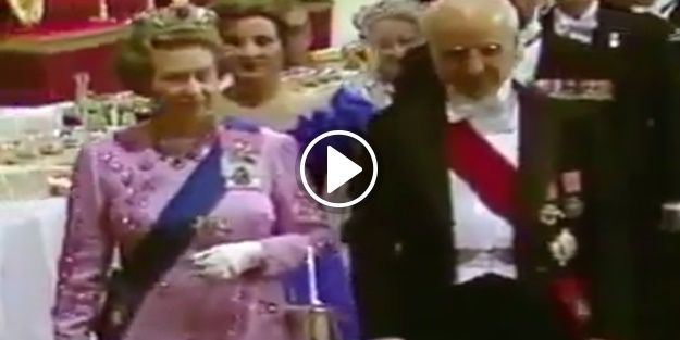 Lordlar gibi Kraliçe sofrasında ağırlanan paşa