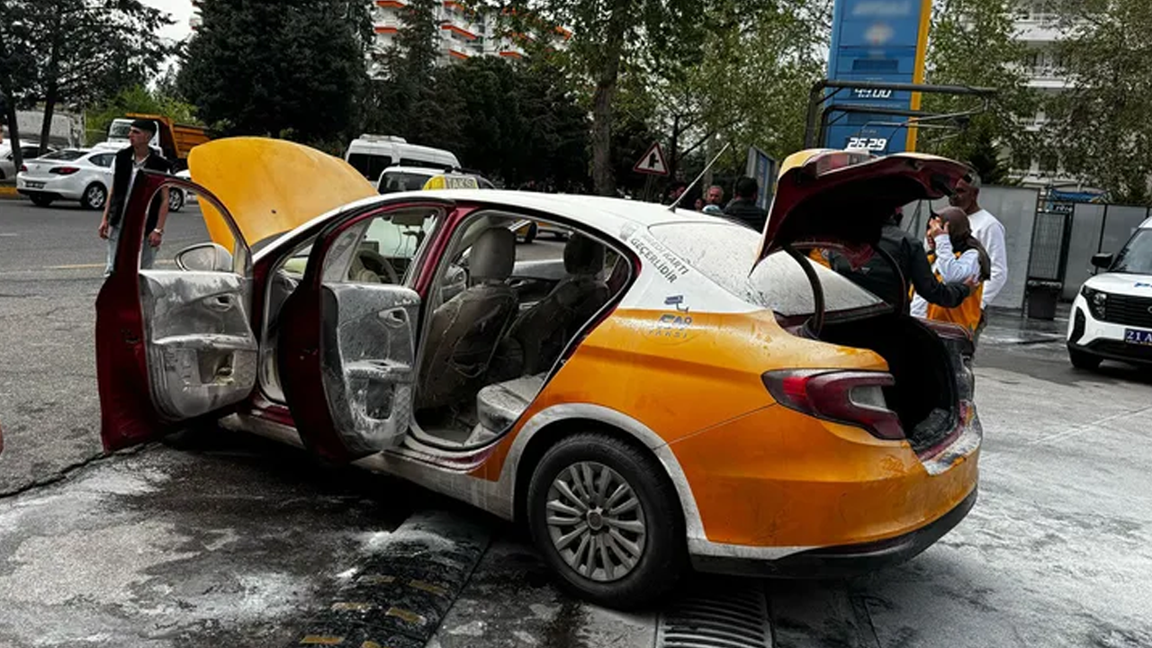 LPG'li araç patladı, facianın eşiğinden dönüldü!