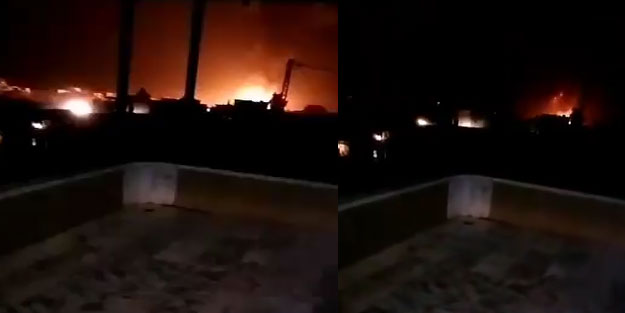 Lübnan-Suriye sınırında büyük patlama