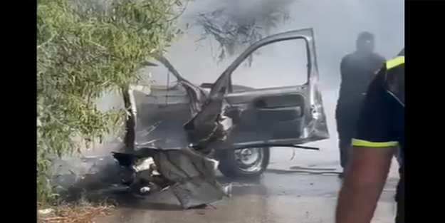 Lübnan'da bir araca suikast saldırısı