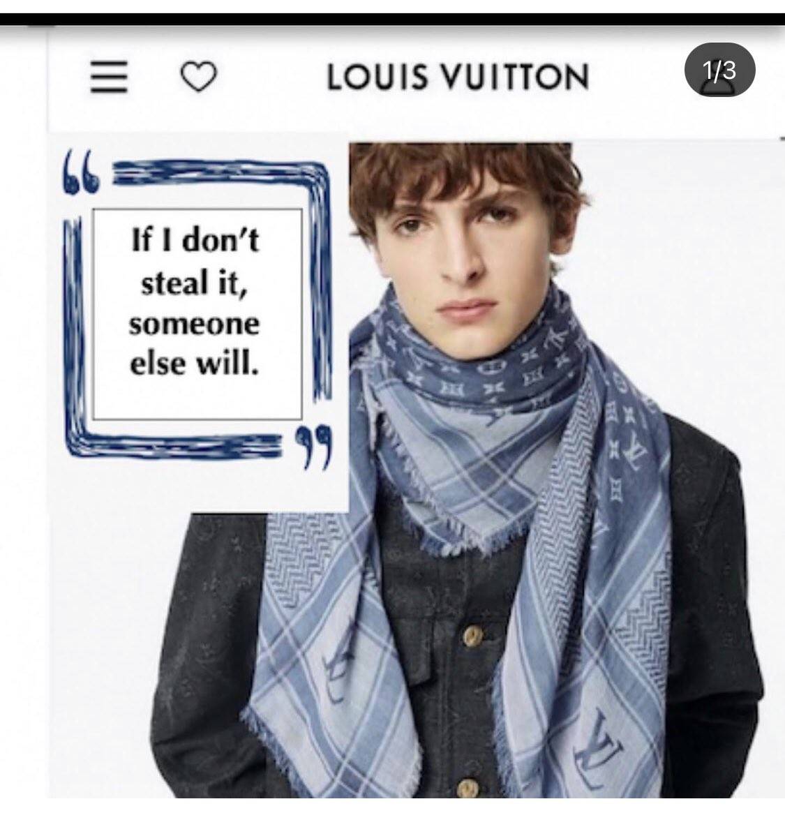 Luis Vuitton'dan Filistin'e büyük saygısızlık