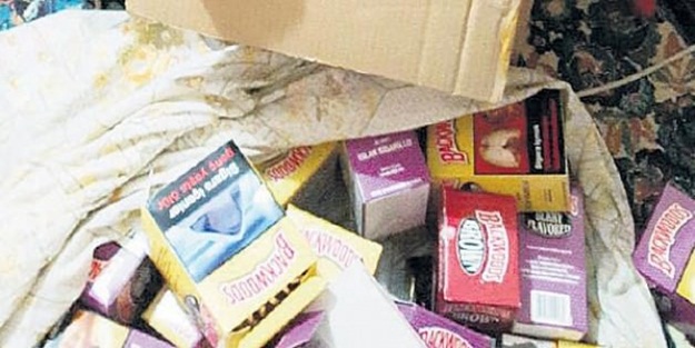 Lüks AVM’ye kaçak puro baskını