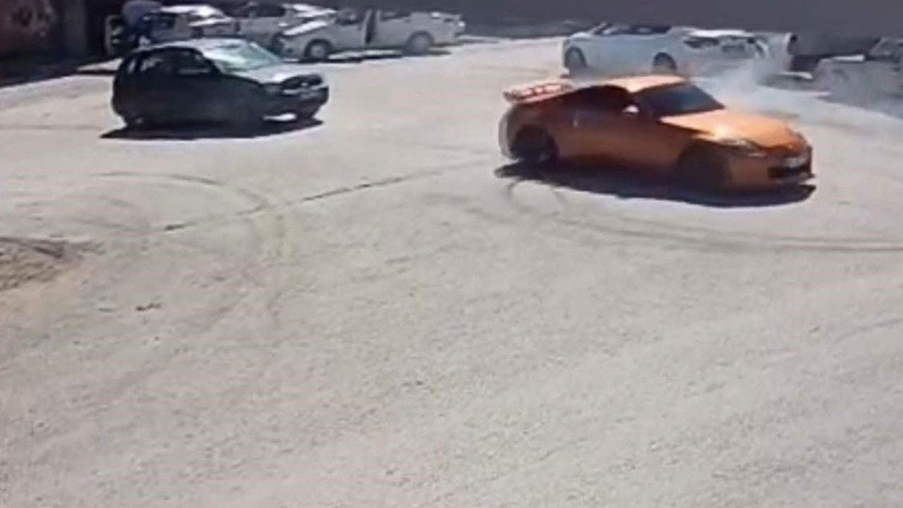 Lüks otomobille drift yaptı! "Gaza geldim" dedi bedeli ağır oldu