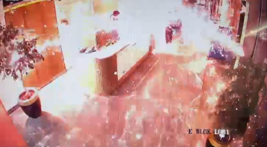 Lüks siteye gönderilen kargo bomba gibi patlamıştı: Gürüntüleri ortaya çıktı!