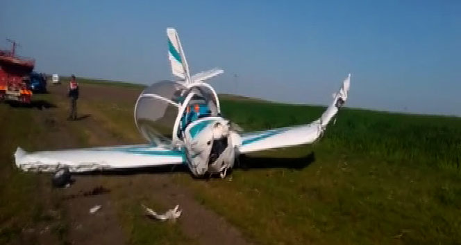 Lüleburgaz'a eğitim uçağı zorunlu iniş yaptı