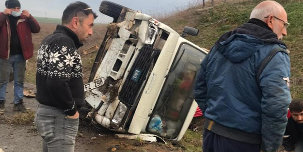 Lüleburgaz'da kaza: 2 yaralı