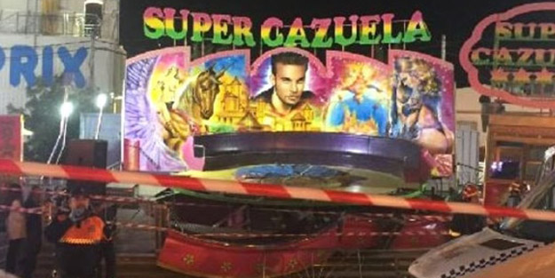 Lunaparkta facia! Çok sayıda yaralı var