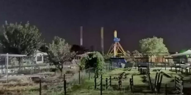 Lunaparkta faciadan dönüldü
