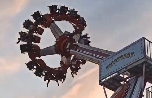 Lunaparkta gerilim dolu anlar