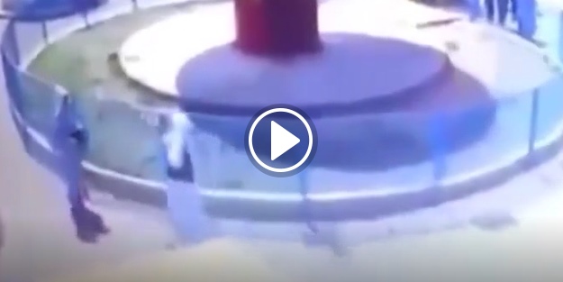 Lunaparkta korkunç kaza!