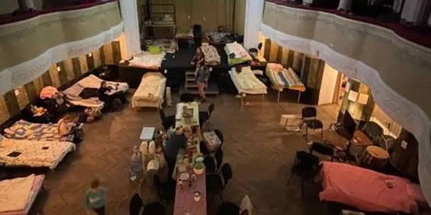 Lviv'deki Les Kurbas Tiyatrosu sığınma merkezine dönüştürüldü