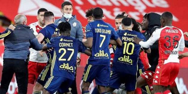 Lyon, Monaco'yu 2 golle geçti