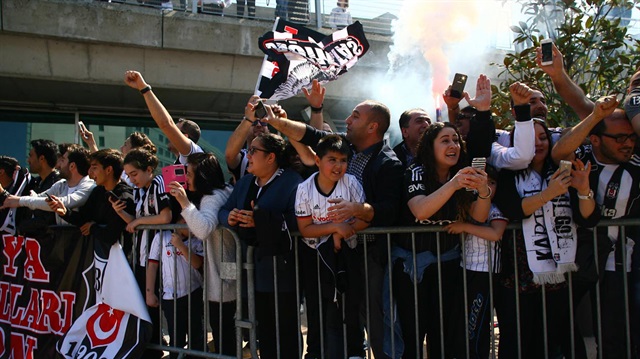 Lyon'da 'Beşiktaş' coşkusu