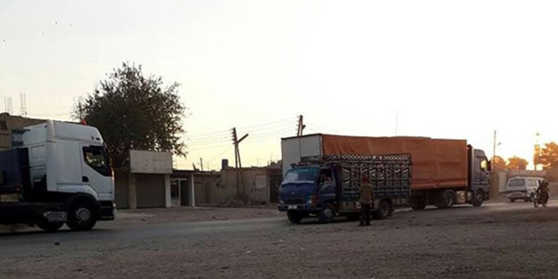 M4 kara yolunu kullandılar! ABD'den Suriye'de askeri sevkiyat