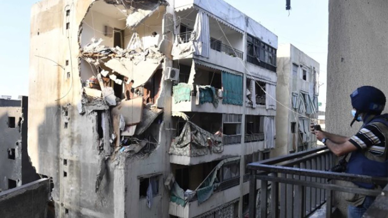 Maalesef yeni bir Gazze doğuyor! Beyrut'tan inanılmaz görüntüler