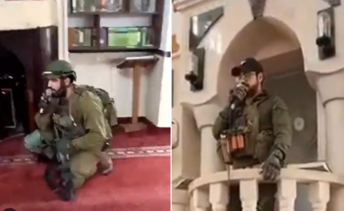 Mabetlerimize alçak saldırı: İşgalci çetelerden Selam Camisi’ne necis botlarla baskın!