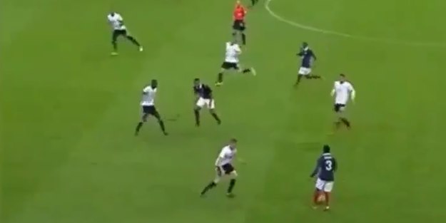 Maç esnasında bomba sesi böyle duyuldu!