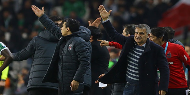 Beşiktaş maçında gergin anlar