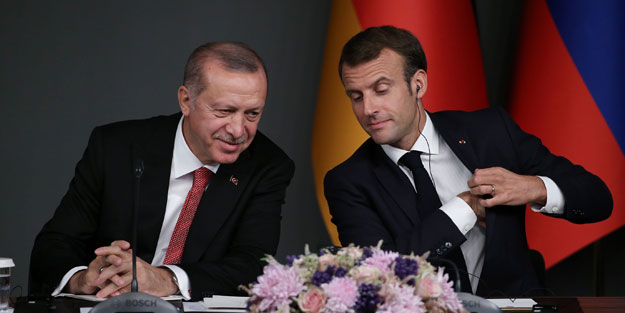 Macron Erdoğan'a dert yandı! 'Siz bu sorunu çözdünüz'