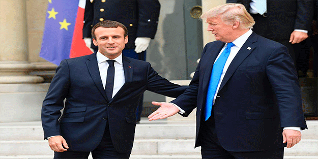 Macron: Trump tüm dengeleri değiştirdi