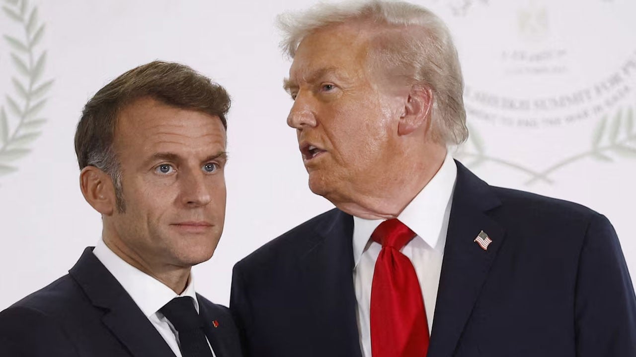 Macron Trump’a efelendi: Buna o karar veremez! Ben burada olduğum sürece öyle bir şey olmayacak